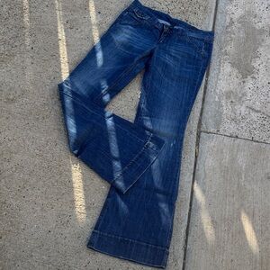 United Colors Of Benetton Dark Blue Flare Jeans